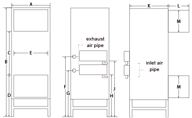 Side Mounting Gas Direct-Fired Heating Unit